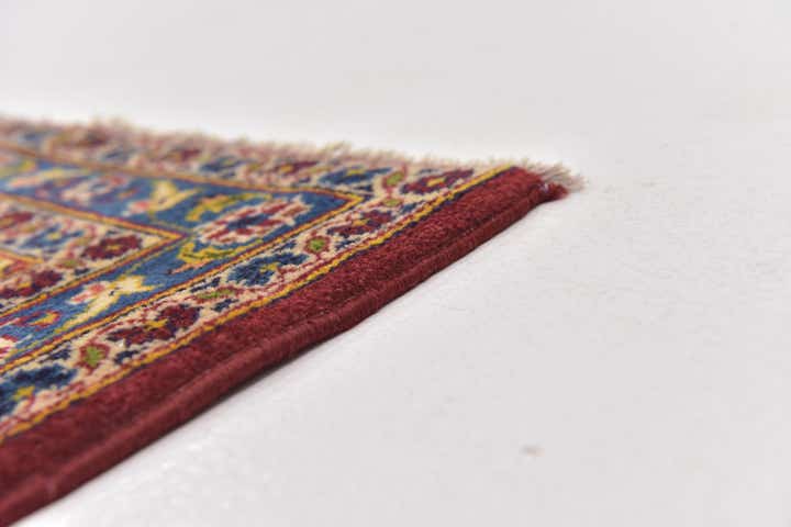 9' 8 x 13' 9 Hand Knotted Kashan Persian Wool Rug