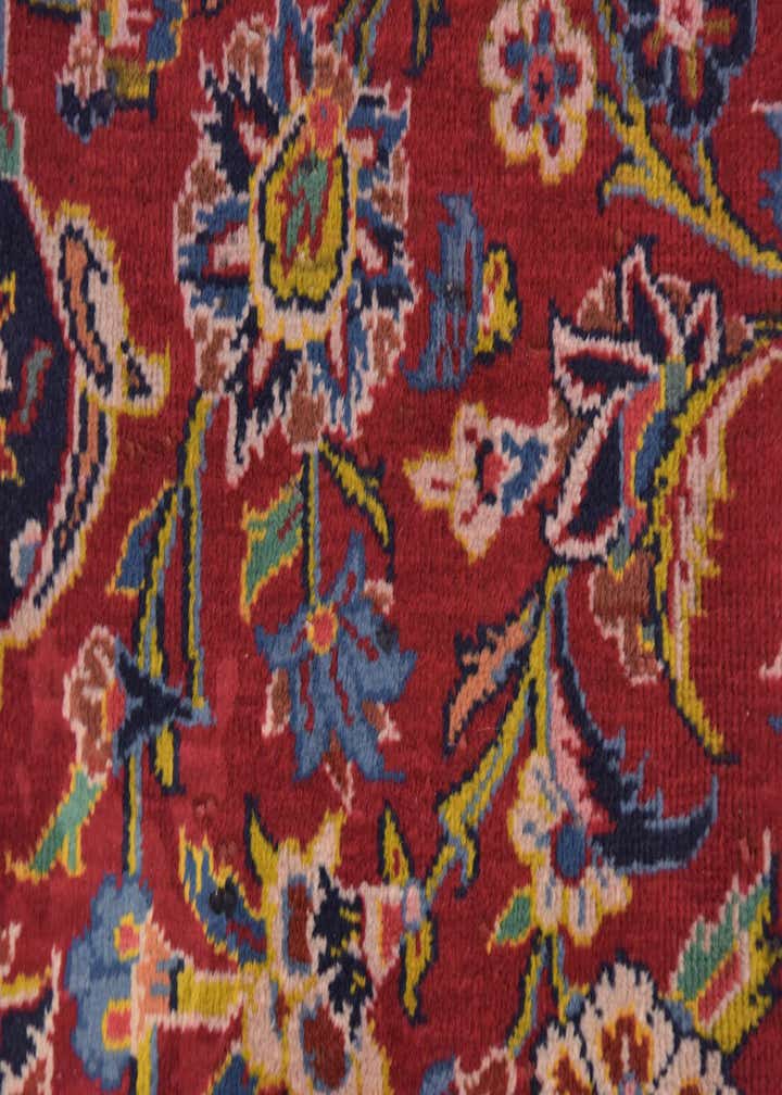 9' 9 x 13' 2 Hand Knotted Kashan Persian Wool Rug