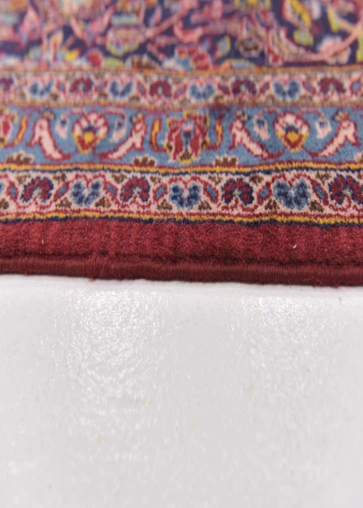 9' 9 x 13' 2 Hand Knotted Kashan Persian Wool Rug