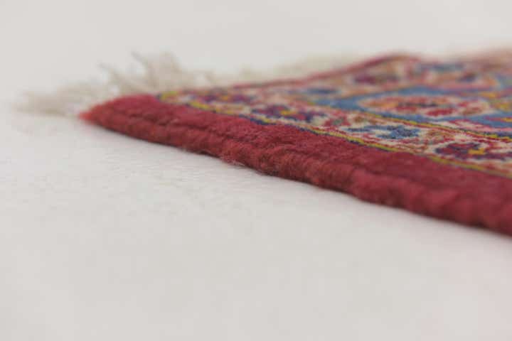 9' 9 x 13' 9 Hand Knotted Kashan Persian Wool Rug
