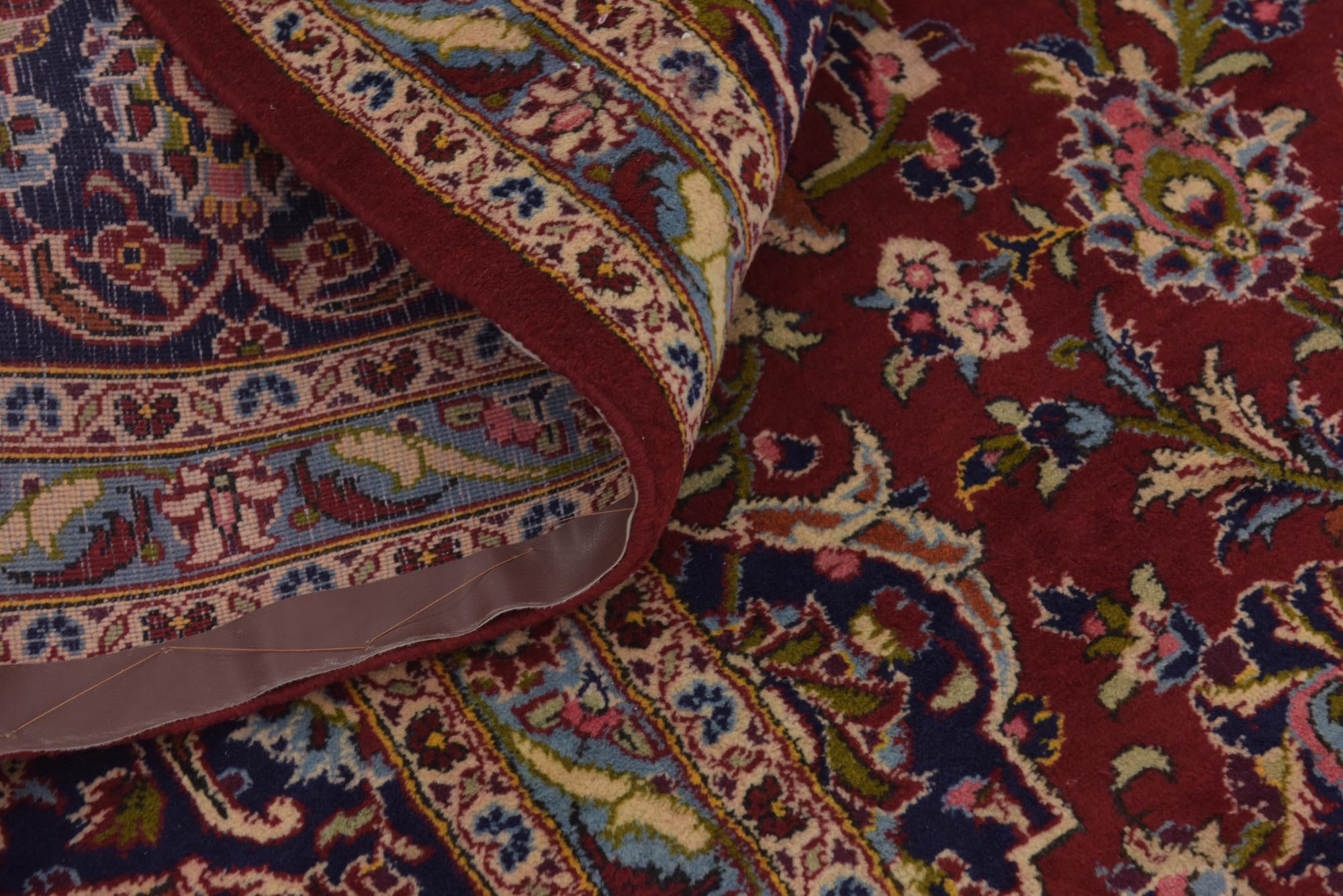 290cm x 430cm anudado a mano Kashan Alfombra Persa Lana