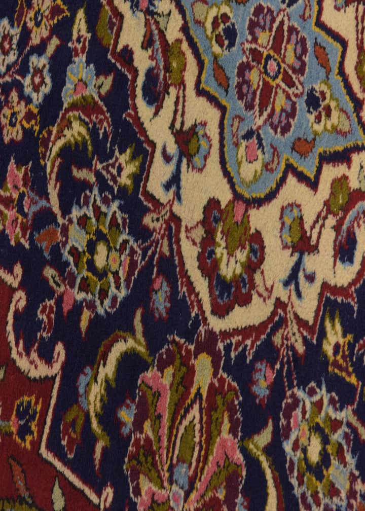 9' 7 x 14' 2 Hand Knotted Kashan Persian Wool Rug