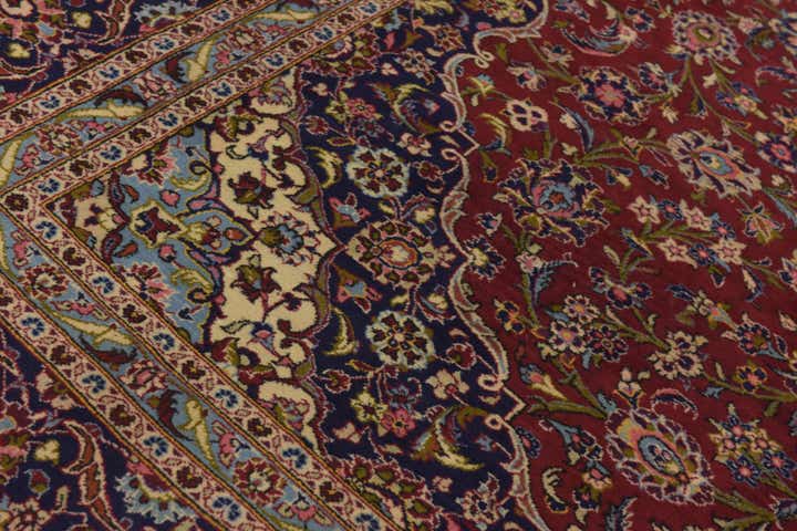 290cm x 430cm anudado a mano Kashan Alfombra Persa Lana