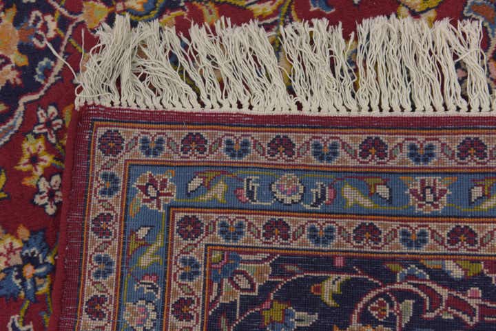 9' 9 x 13' 2 Hand Knotted Kashan Persian Wool Rug