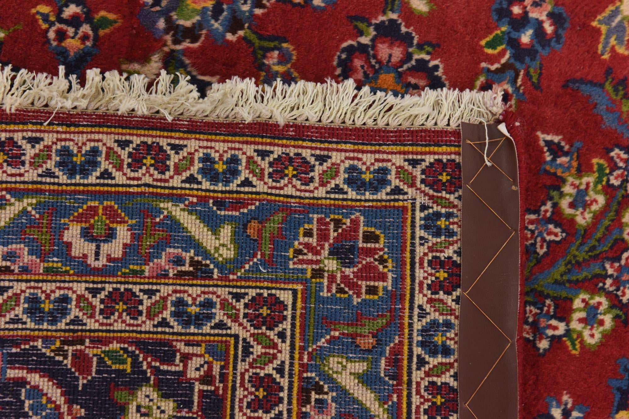 9' 6 x 13' Hand Knotted Kashan Persian Wool Rug