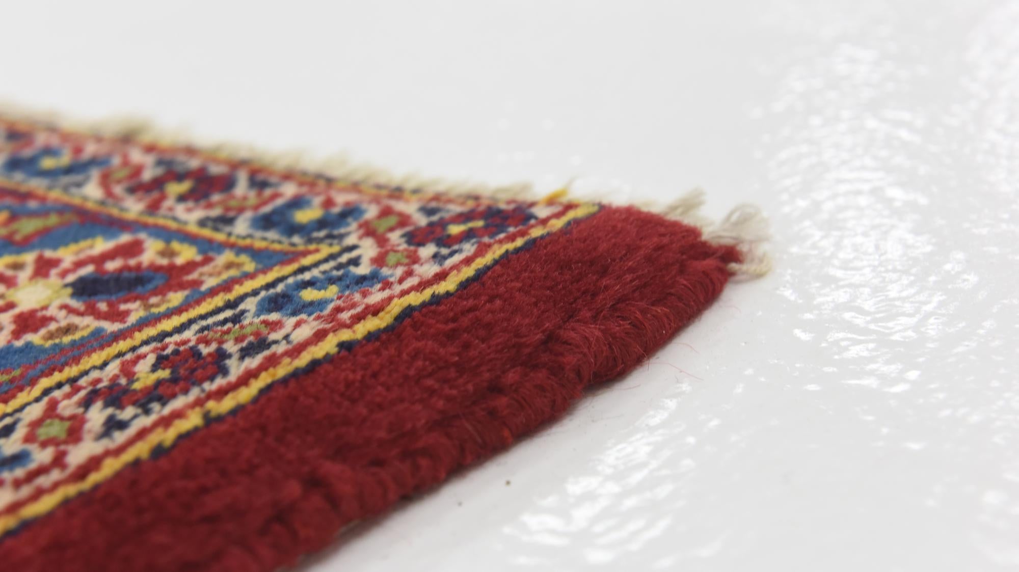 9' 6 x 13' Hand Knotted Kashan Persian Wool Rug