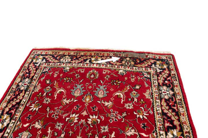 5' 7 x 8' 5 Hand Knotted Kashan Wool Rug