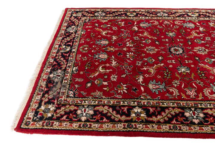 5' 7 x 8' 5 Hand Knotted Kashan Wool Rug