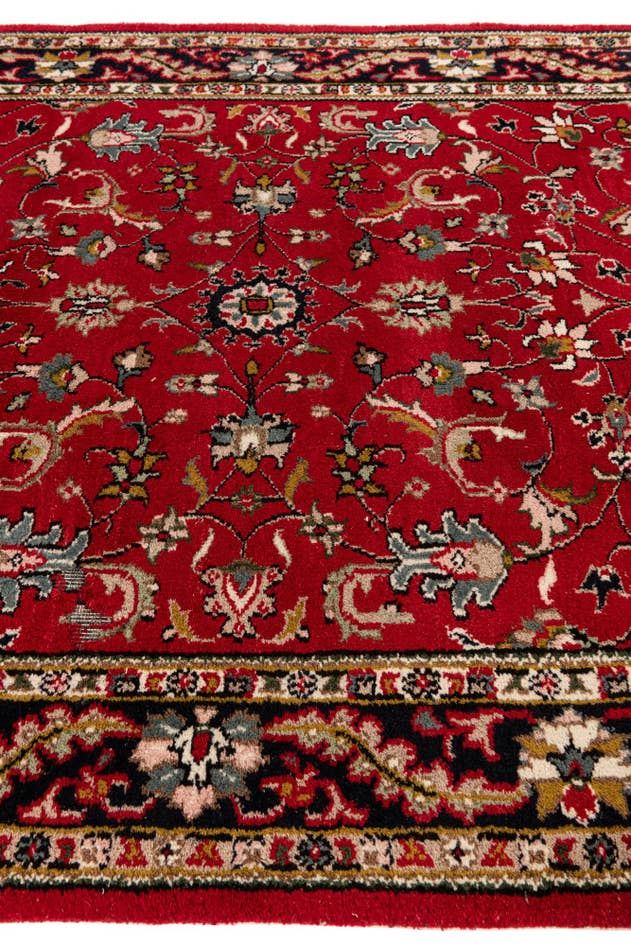 Detail image of 5' 7 x 8' 5 Hand Knotted Kashan Wool Rug