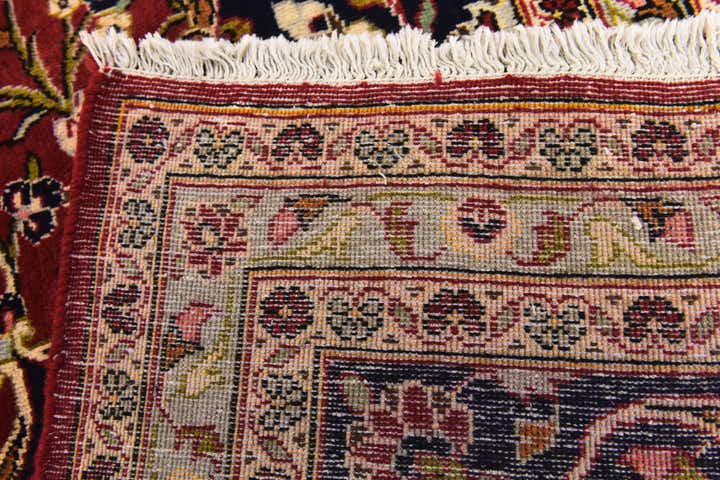 9' 8 x 13' 5 Hand Knotted Kashan Persian Wool Rug