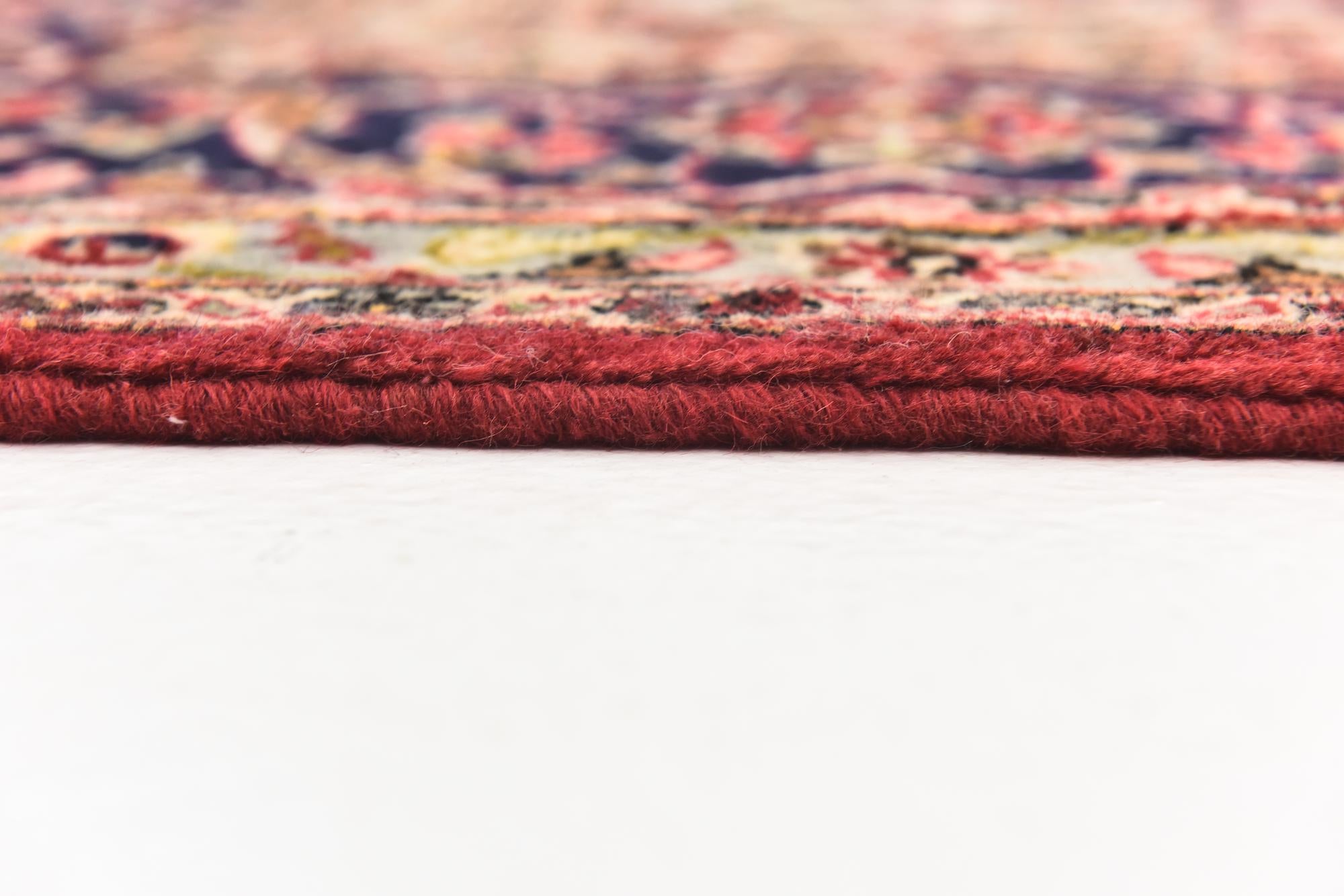 9' 8 x 13' 5 Hand Knotted Kashan Persian Wool Rug