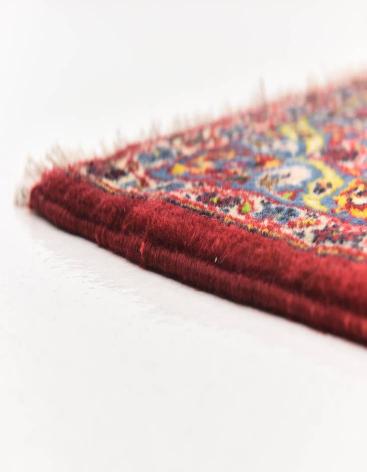 Detail image of 10' 5 x 14' 3 Hand Knotted Kashan Persian Wool Rug