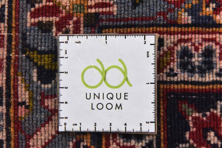 Detail image of 9' 9 x 12' 6 Hand Knotted Kashan Persian Wool Rug