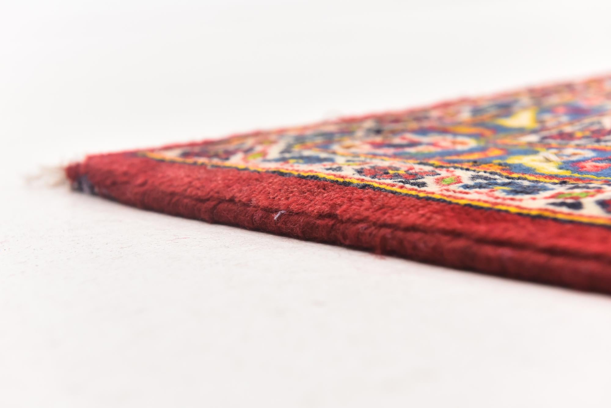 9' 10 x 13' 5 Hand Knotted Kashan Persian Wool Rug