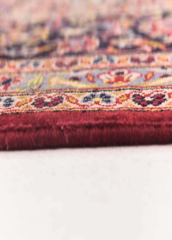 9' 7 x 12' 8 Hand Knotted Kashan Persian Wool Rug