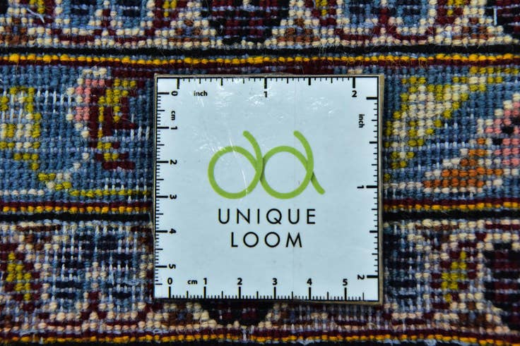 Detail image of 9' 9 x 13' Hand Knotted Kashan Persian Wool Rug