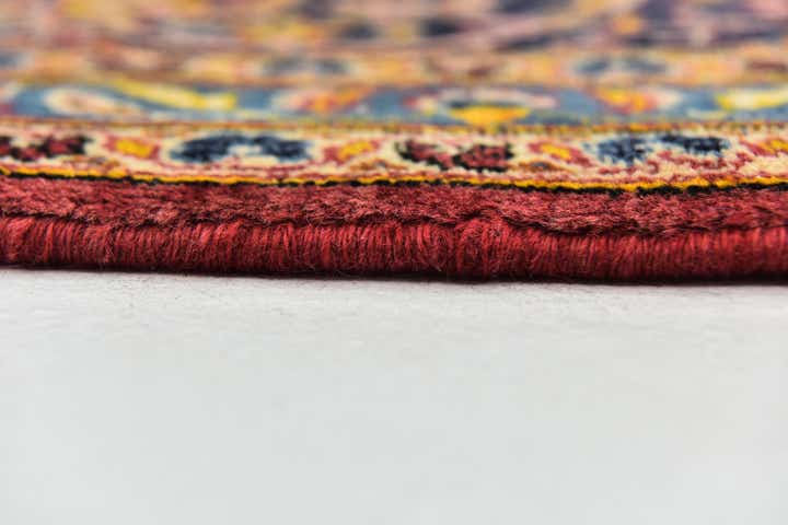 9' 9 x 13' Hand Knotted Kashan Persian Wool Rug