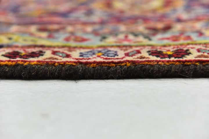 9' 5 x 12' 8 Hand Knotted Kashan Persian Wool Rug