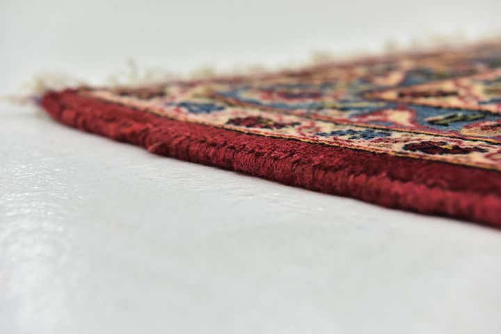 9' 8 x 13' Hand Knotted Kashan Persian Wool Rug