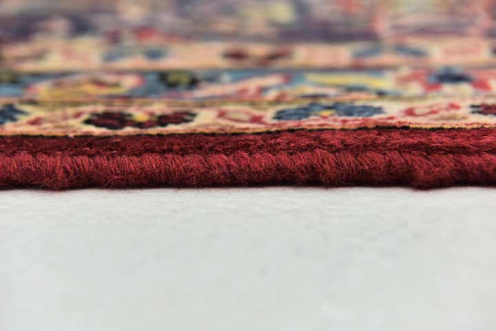 9' 8 x 13' Hand Knotted Kashan Persian Wool Rug