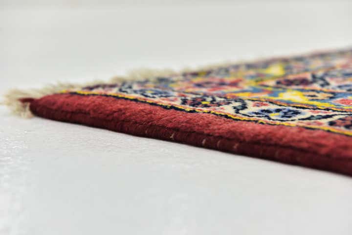 9' 7 x 13' Hand Knotted Kashan Persian Wool Rug