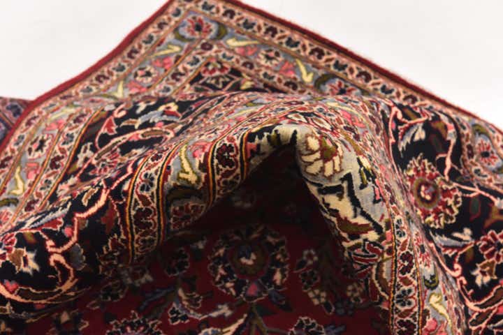 9' 9 x 13' 5 Hand Knotted Kashan Persian Wool Rug