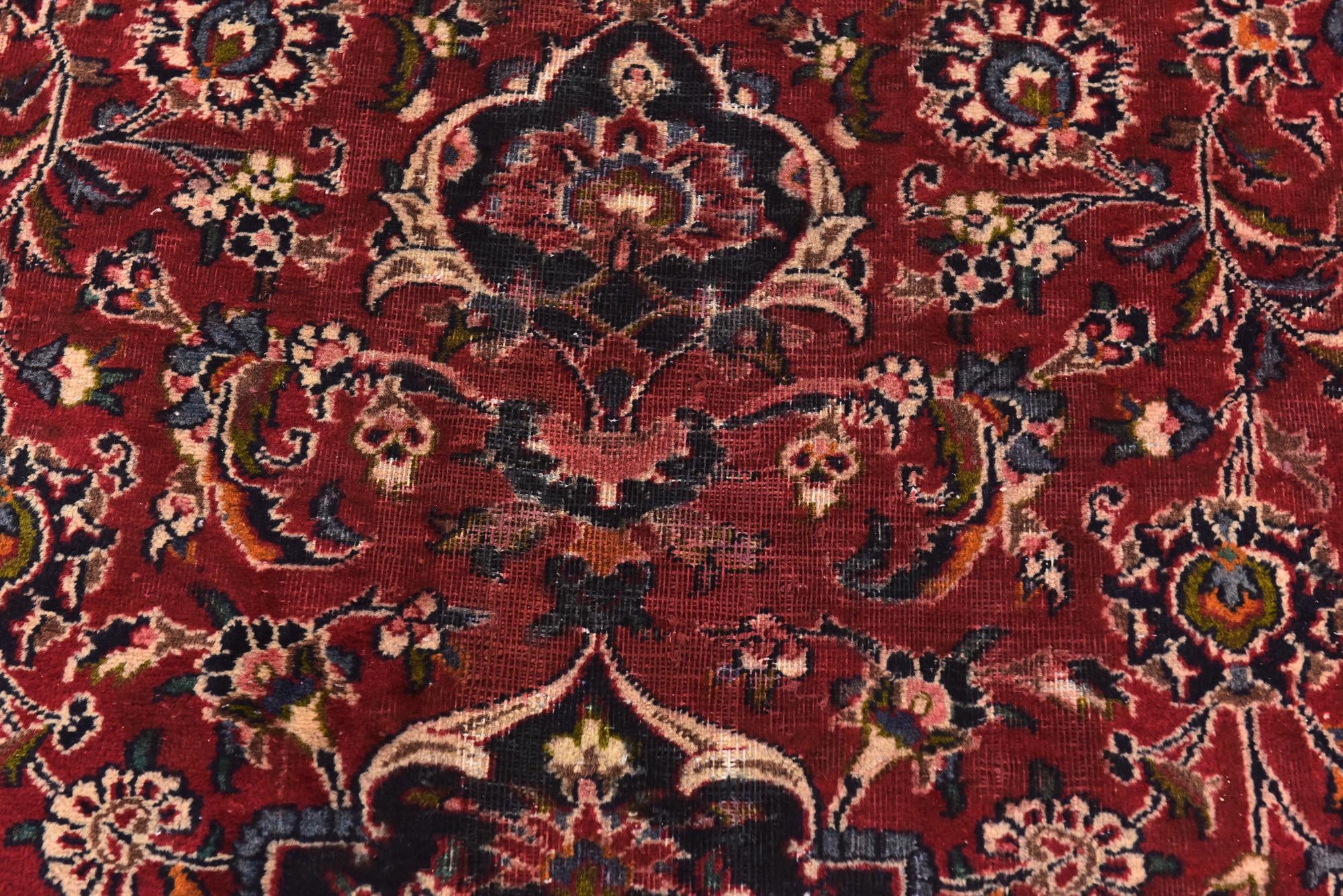 305cm x 385cm anudado a mano Kashan Alfombra Persa Lana