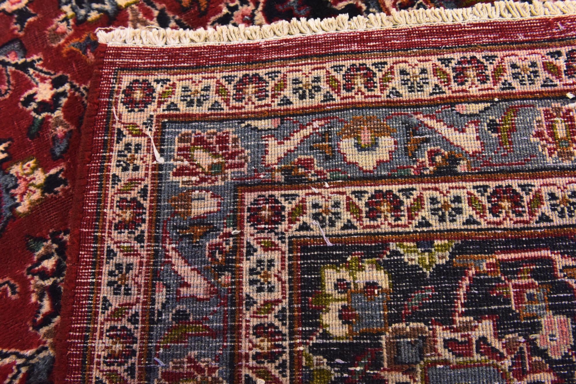 305cm x 385cm anudado a mano Kashan Alfombra Persa Lana
