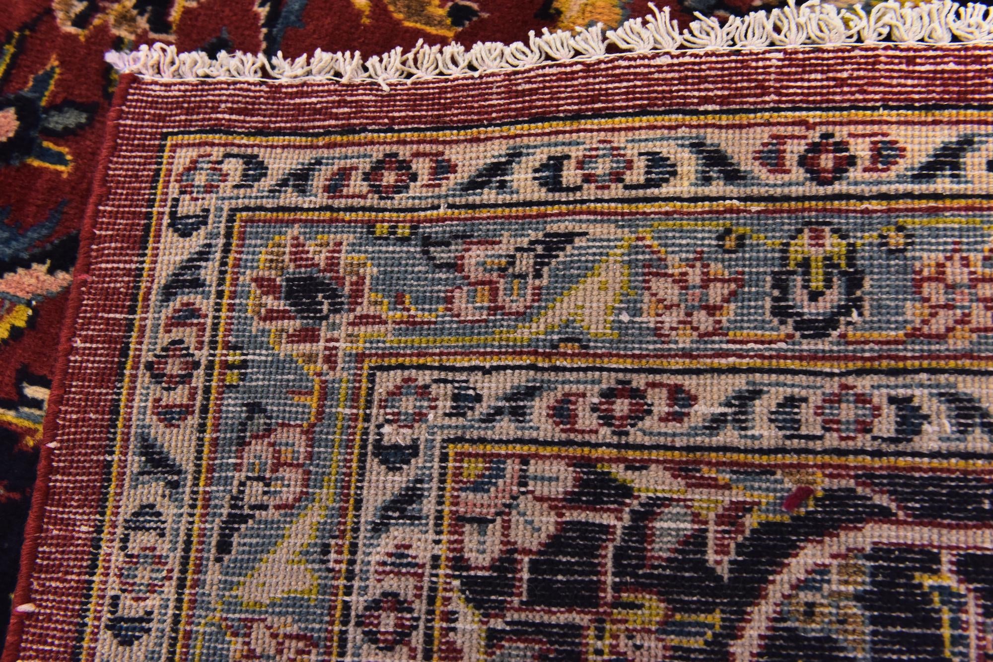 290cm x 390cm anudado a mano Kashan Alfombra Persa Lana