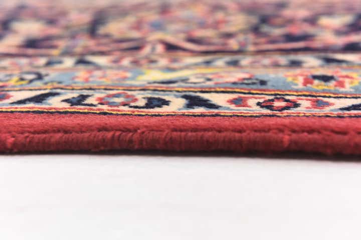 9' 7 x 12' 10 Hand Knotted Kashan Persian Wool Rug
