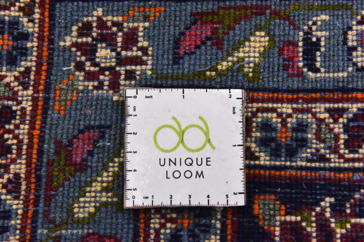 9' 8 x 13' 4 Hand Knotted Kashan Persian Wool Rug