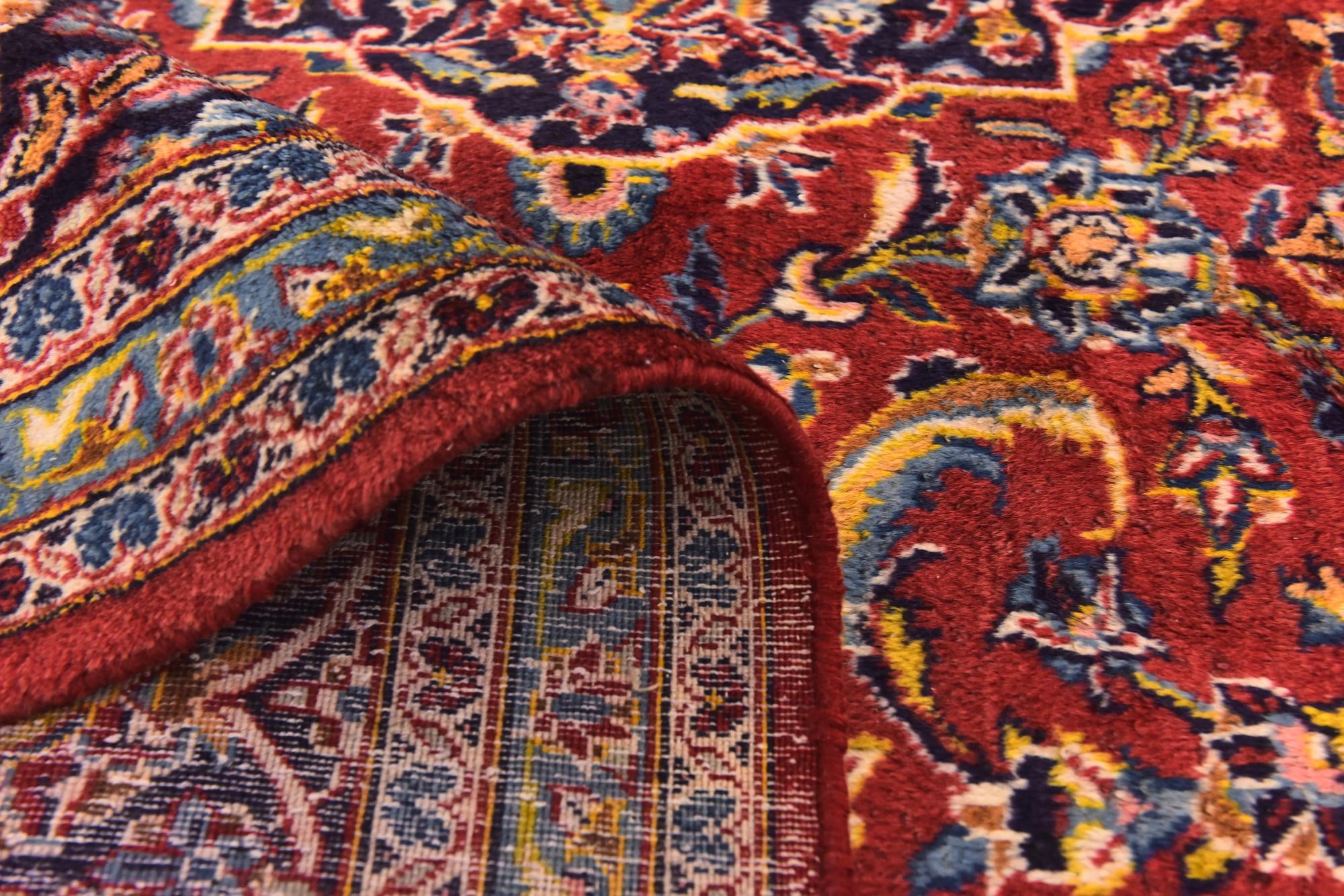 295cm x 390cm anudado a mano Kashan Alfombra Persa Lana