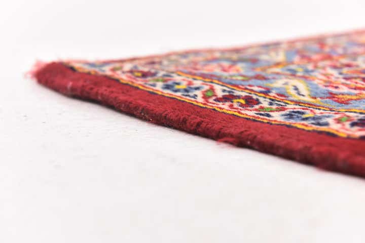 9' 7 x 13' Hand Knotted Kashan Persian Wool Rug