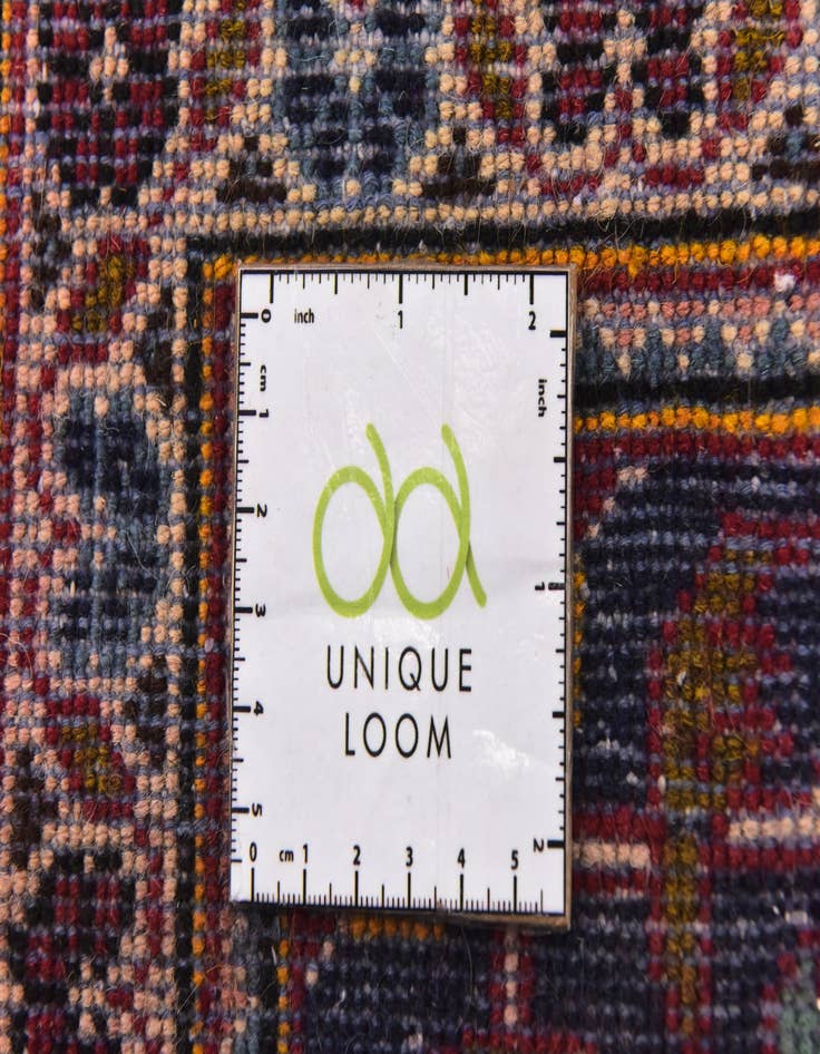 Detail image of 8' x 11' 4 Hand Knotted Kashan Persian Wool Rug