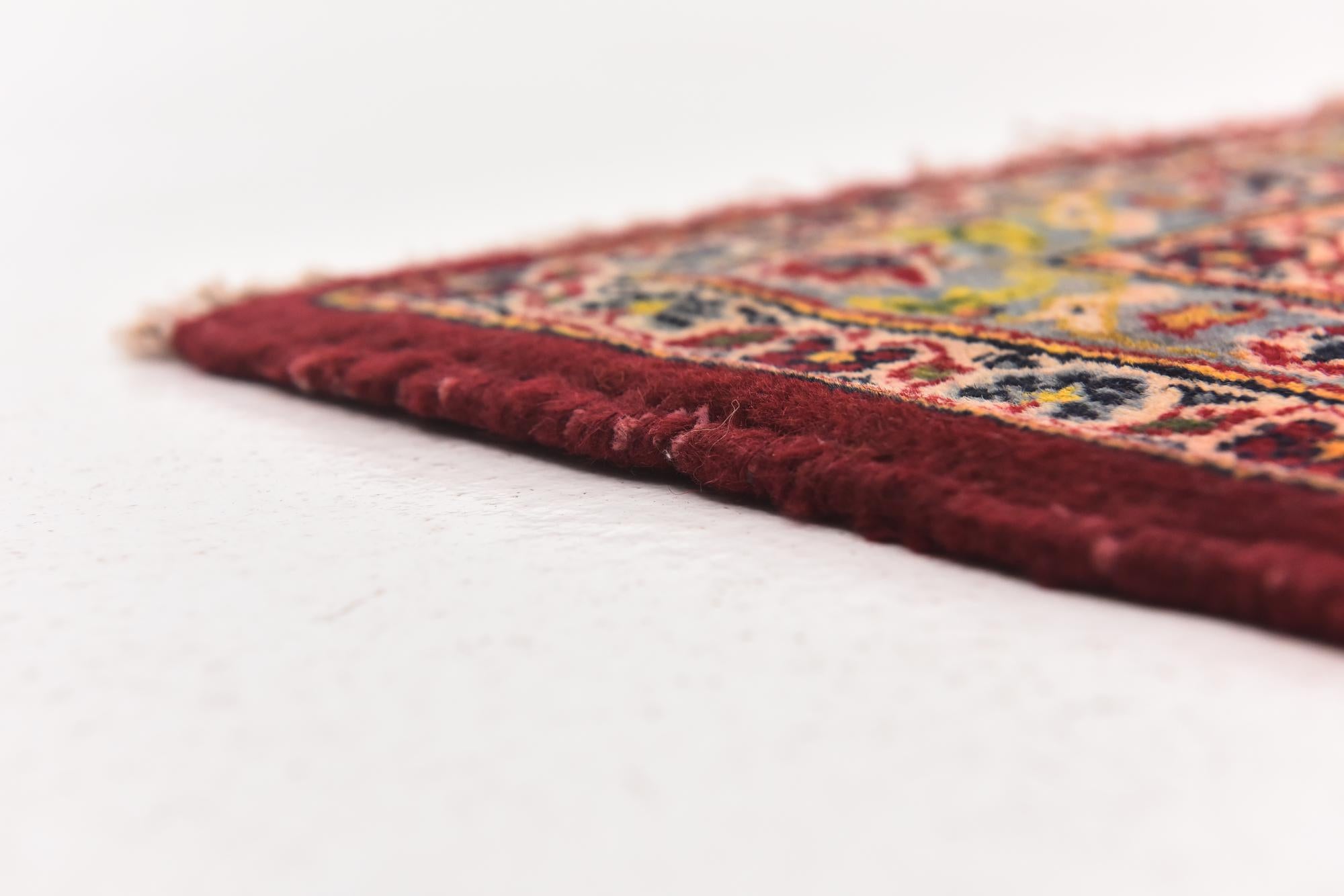 9' 9 x 13' 4 Hand Knotted Kashan Persian Wool Rug