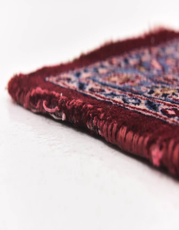 Detail image of 9' 10 x 12' 9 Hand Knotted Kashan Persian Wool Rug