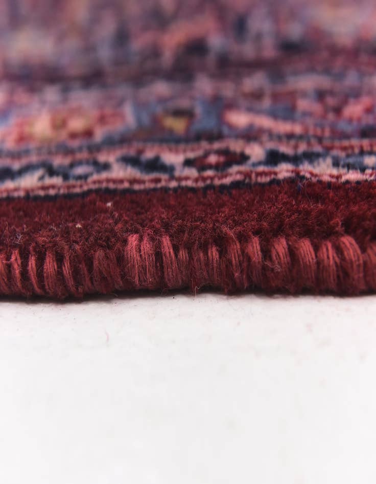 Detail image of 9' 10 x 12' 9 Hand Knotted Kashan Persian Wool Rug