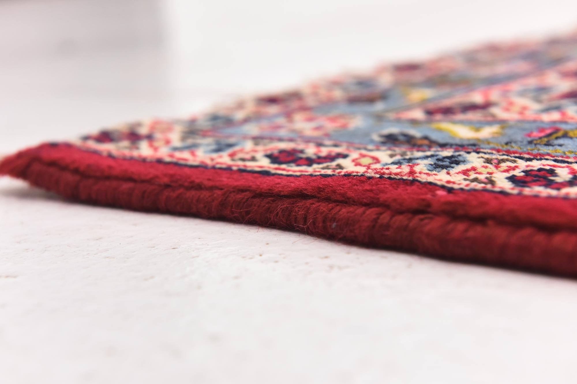9' 9 x 13' 3 Hand Knotted Kashan Persian Wool Rug