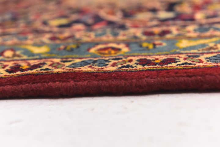 9' 7 x 13' Hand Knotted Kashan Persian Wool Rug