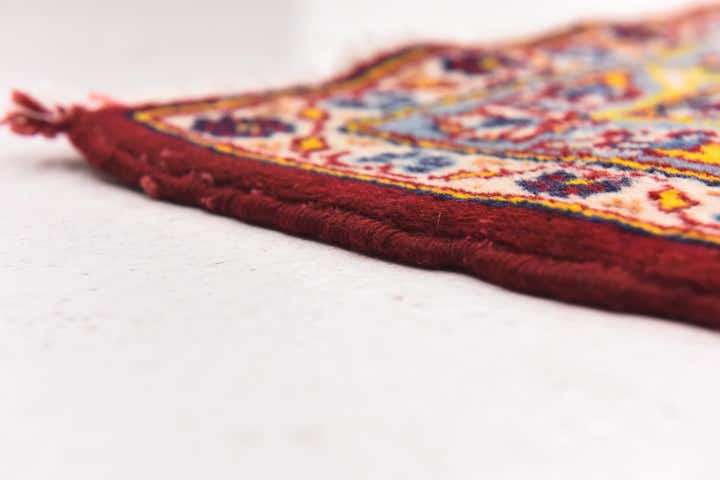 9' 10 x 12' 6 Hand Knotted Kashan Persian Wool Rug