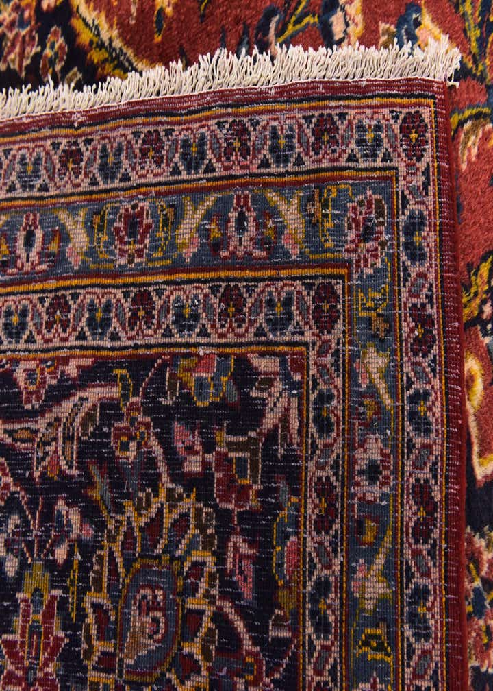 9' 10 x 13' 7 Hand Knotted Kashan Persian Wool Rug