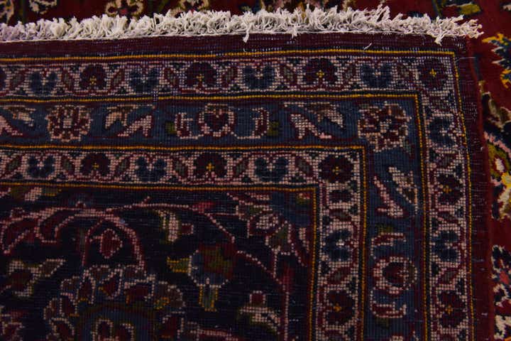 10' x 12' 10 Hand Knotted Kashan Persian Wool Rug
