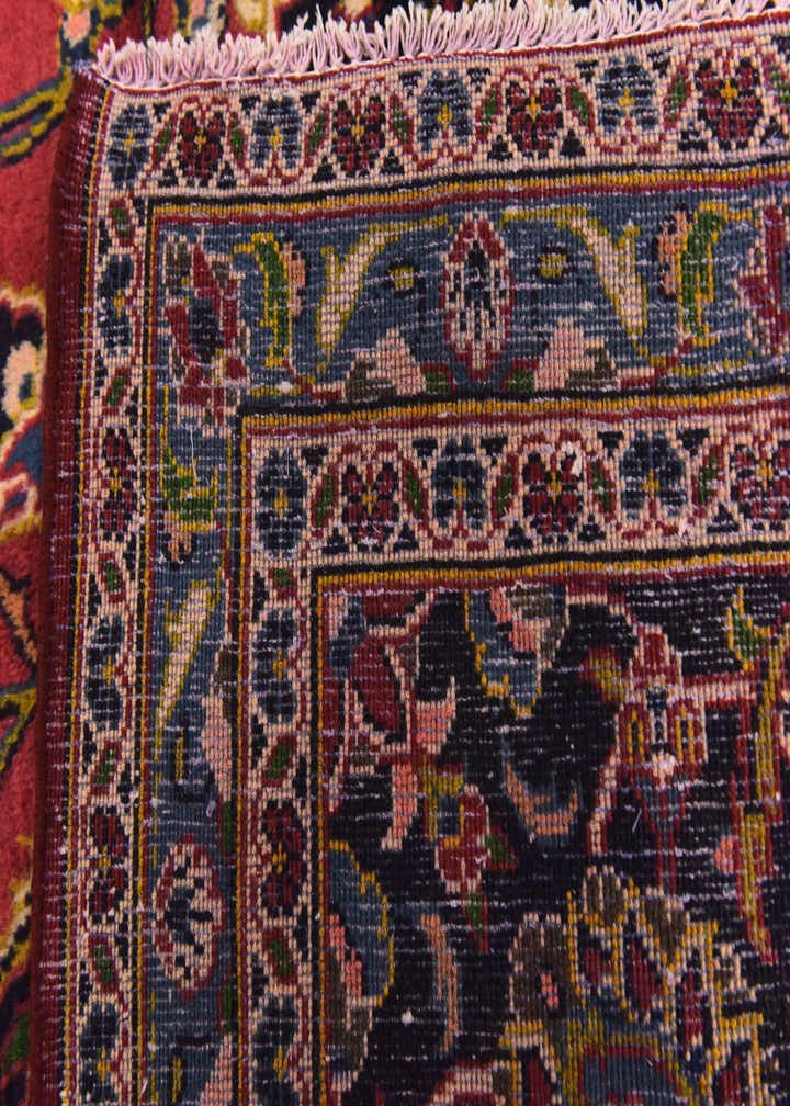 9' 6 x 12' 8 Hand Knotted Kashan Persian Wool Rug