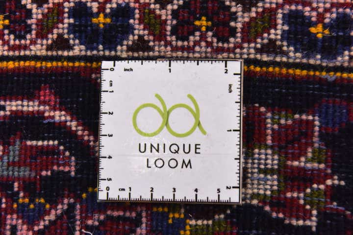 9' 8 x 13' Hand Knotted Kashan Persian Wool Rug