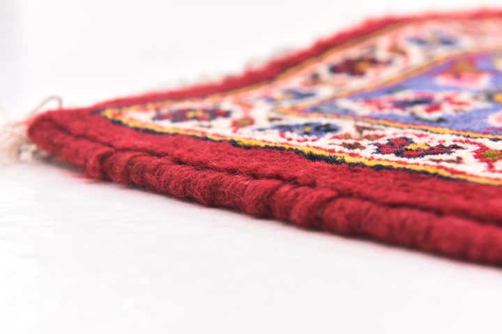 9' 8 x 13' Hand Knotted Kashan Persian Wool Rug