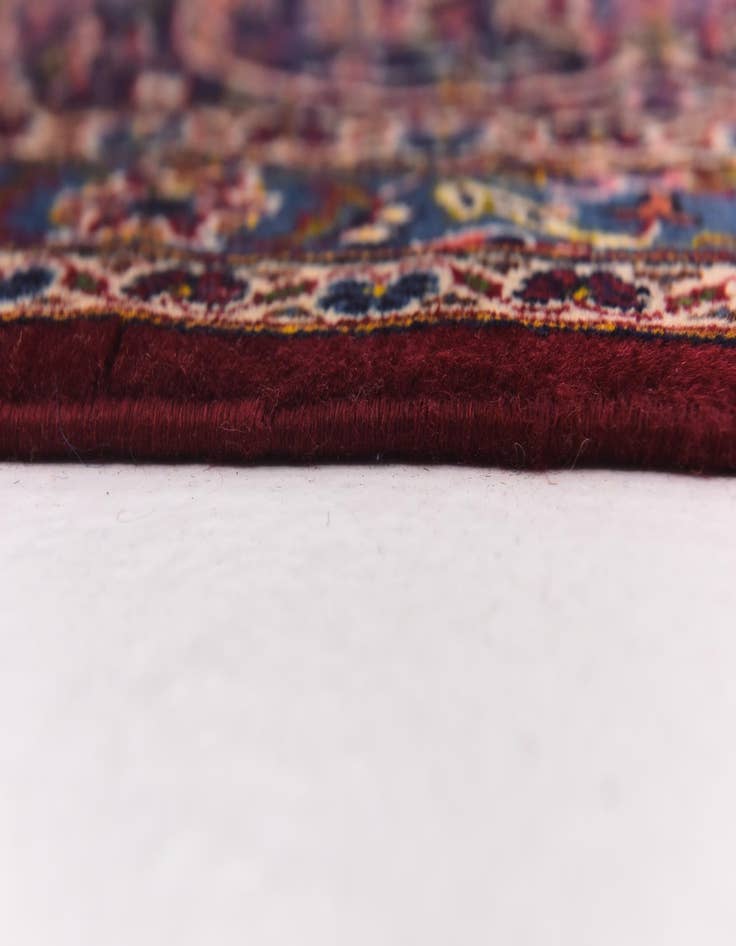 Detail image of 9' 6 x 13' 5  Hand Knotted Kashan Persian Wool Rug