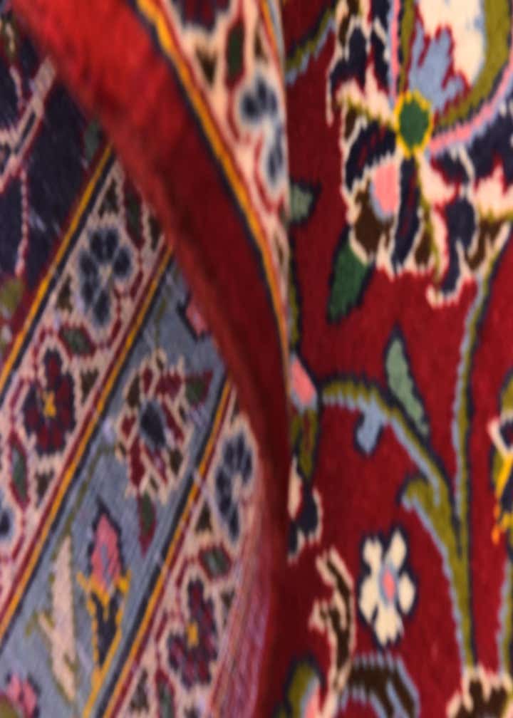 10' x 12' 9 Hand Knotted Kashan Persian Wool Rug