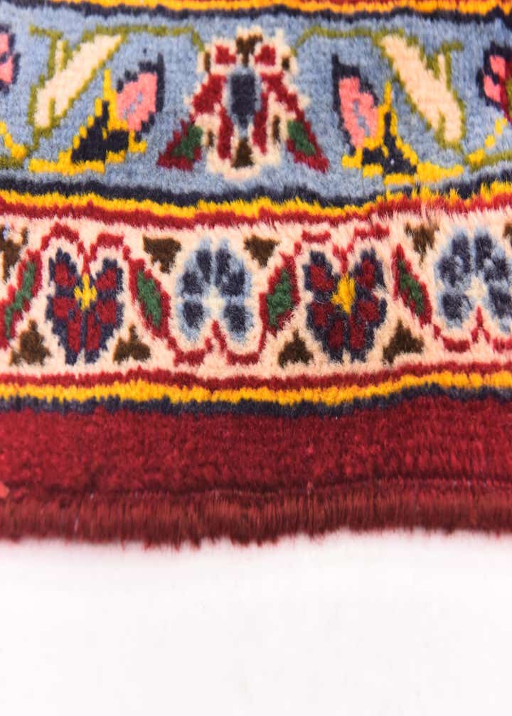 10' x 12' 9 Hand Knotted Kashan Persian Wool Rug