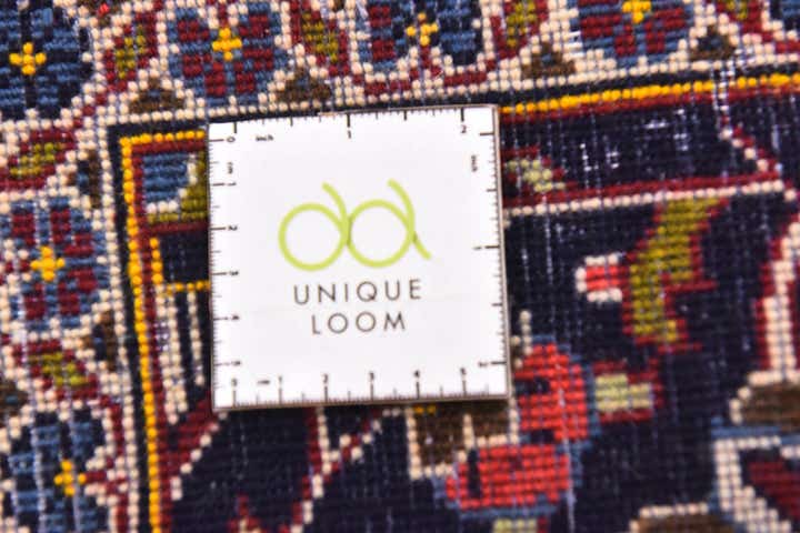 9' 7 x 13' 8 Hand Knotted Kashan Persian Wool Rug