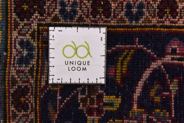 9' 6 x 12' 7 Hand Knotted Kashan Persian Wool Rug